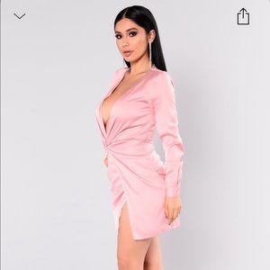 Pink FashionNova dress